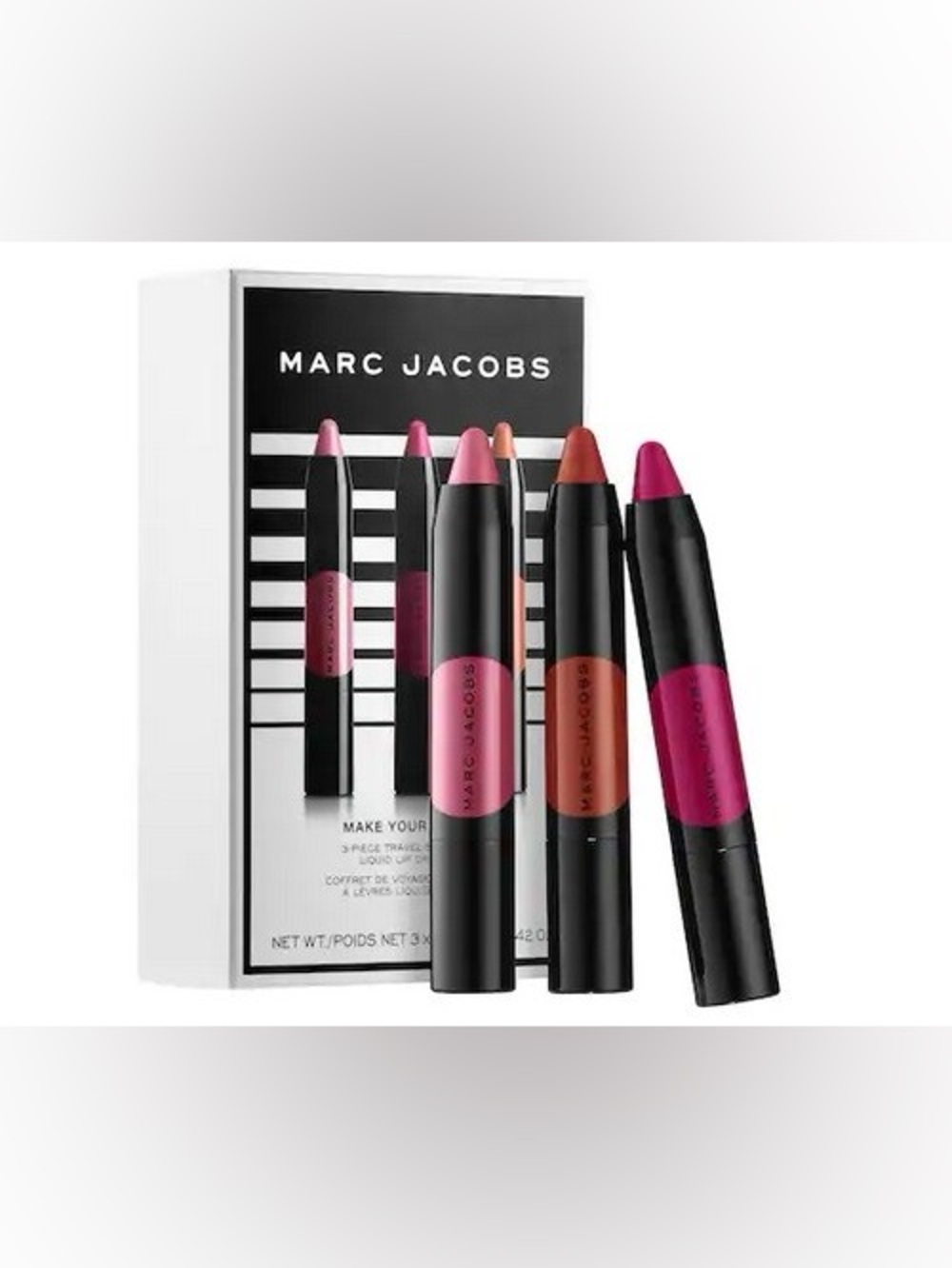 Marc Jacobs Beauty Make Your Le Marc 3-Piece Mini Liquid Lip Crayon Set